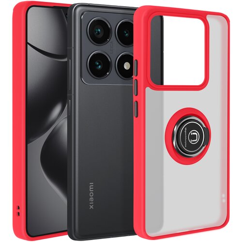 AVIZAR Ohi&scaron;je za Xiaomi 14T Pro Kovinsko obročno video držalo, Rdeča, (5000016402) Cene