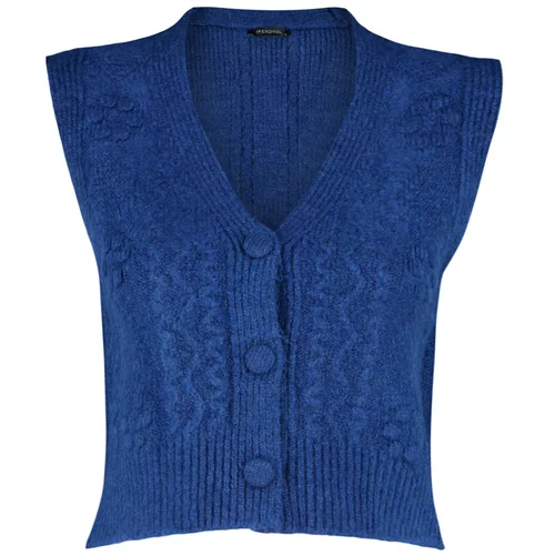 Trendyol Sweater Vest - Blue - Regular fit