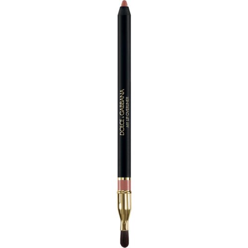 Dolce & Gabbana My Lip Overliner svinčnik za ustnice s čopičem odtenek 01 My Honey Nude - Light Peachy Nude 1.2 g Cene