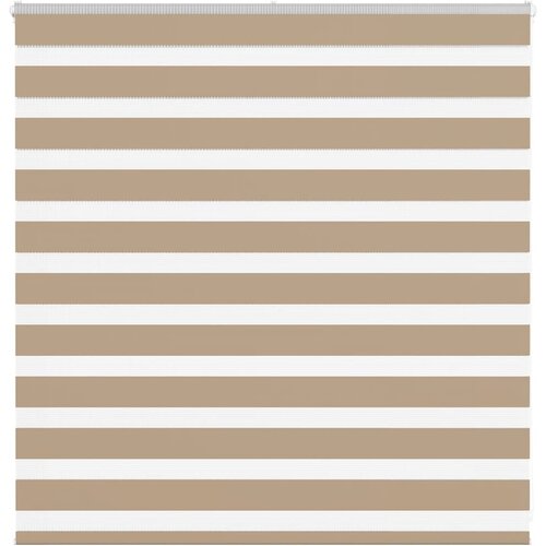 Zebra zavjesa Pje&scaron;čano smeđa 140x100 cm &Scaron;irina tkanine 135,9 cm Poliester Cene