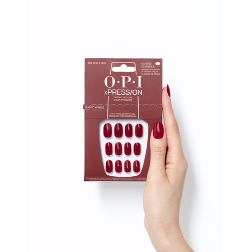 OPI xPRESS/ON umetni nohti Big Apple Red 30 kos Slike
