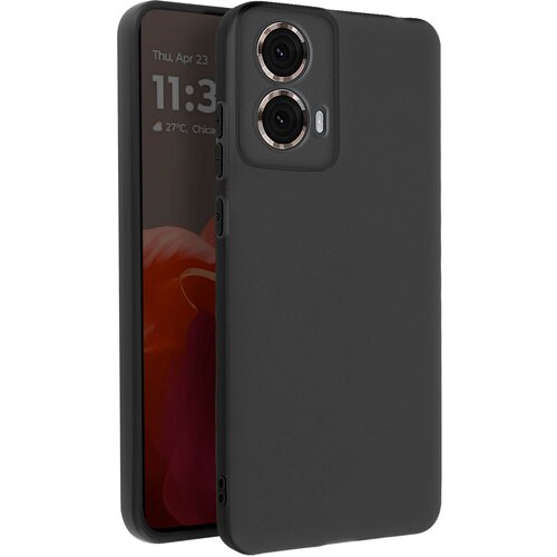 AVIZAR Ovitek za Motorola Moto G85 Silikon Soft Mate, Črna, (5000013419) Cene
