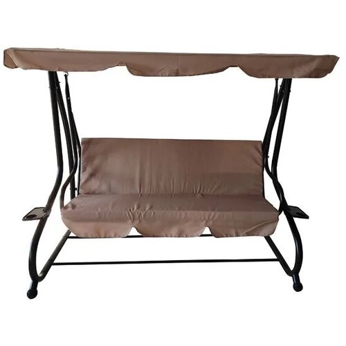  Bastenska ljuljaska trosed 200x120x164cm Braon Slike