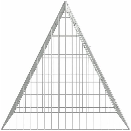  Kavez za zečeve Srebrno 110 x 55 x 55 cm Cinkani čelik Slike