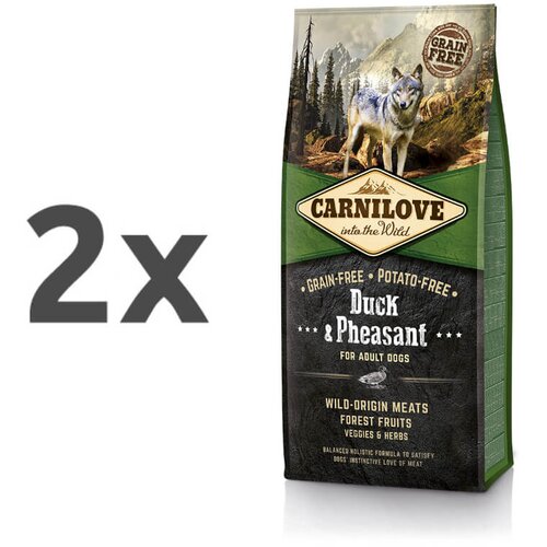 Carnilove dog adult - raca & fazan 2 x 12 kg Cene
