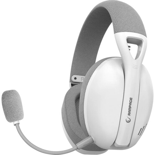  Slušalice sa mikrofonom gaming RAMPAGE Crack H11 White/Gray Wireless 2.4G Bluetooth Cijene