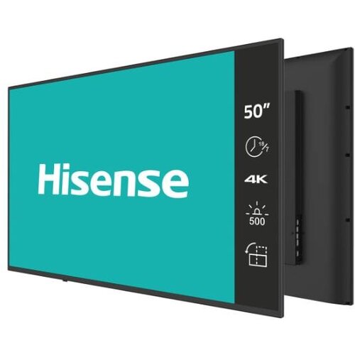 Hisense digital signage zaslon 50GM60AE 50'' / 4K / 500 nits / 60 Hz / (18h / 7 dni ) Cene