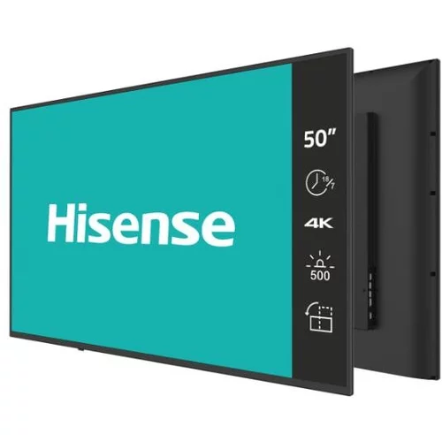 Hisense digital signage zaslon 50GM60AE 50'' / 4K / 500 nits / 60 Hz / (18h / 7 dni )