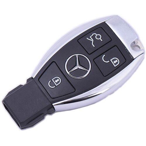 CAR ACESSORIES 888 Kućište auto ključa sa 3 tastera za Mercedes E klase ACWKS046 hrom Cene