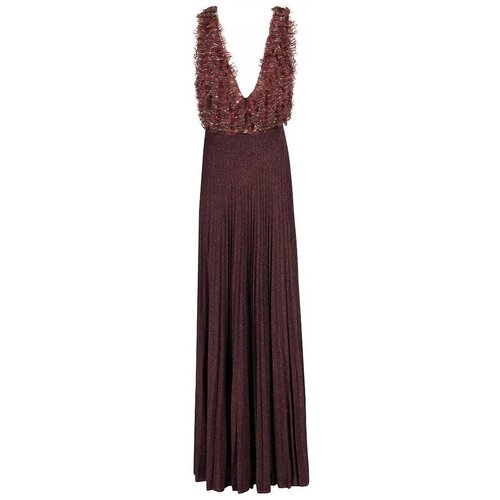 Elisabetta Franchi Dolge obleke ABR1957E2 Bordo Slike