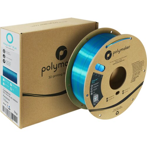 Polymaker PolyLite Dual Silk PLA Caribbean Sea Blue-Green Slike