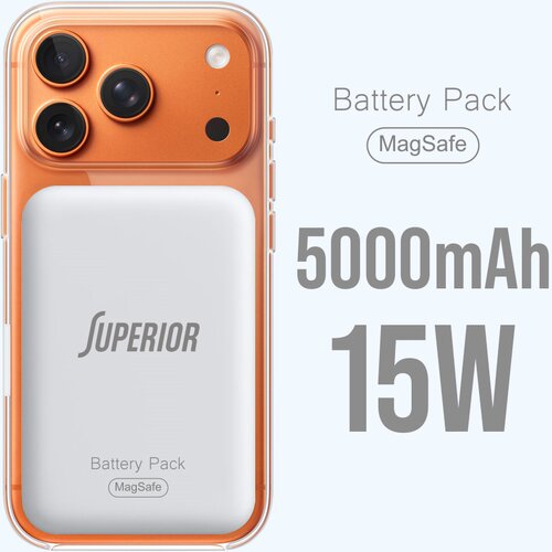  Power bank MagSafe Superior 15W 5000 mAh plavi Slike