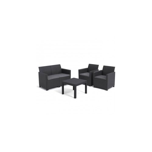 Keter baštenski set marie 2 seater grafit cu 252642 Cene