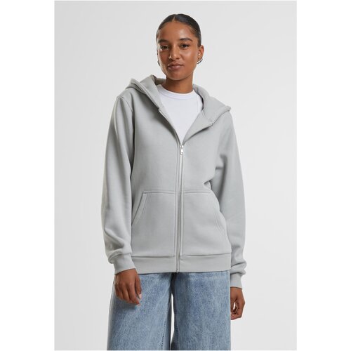 Urban Classics Women's zip-up hoodie Fluffy Hoody gray Slike