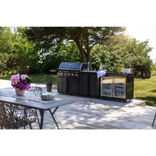 MyOutdoorKitchen Crni inox hladnjak+ormarić 9518 Cijene