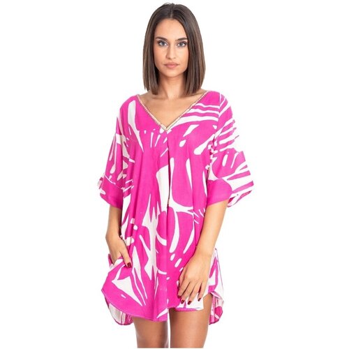 Isla Bonita By Sigris Kratke obleke Kurta Rožnata Slike