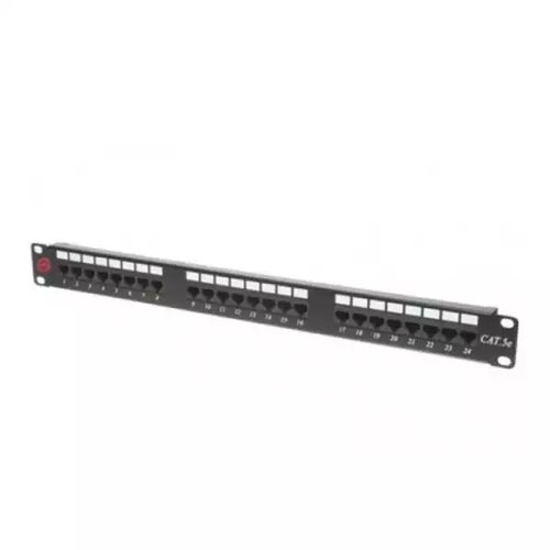 Netiks Patch panel 19/1U sa 24 RJ-45 UTP kat. 5e, dual Krone LSA & 110 IDC reglete (UP5E-24-1U) Slike