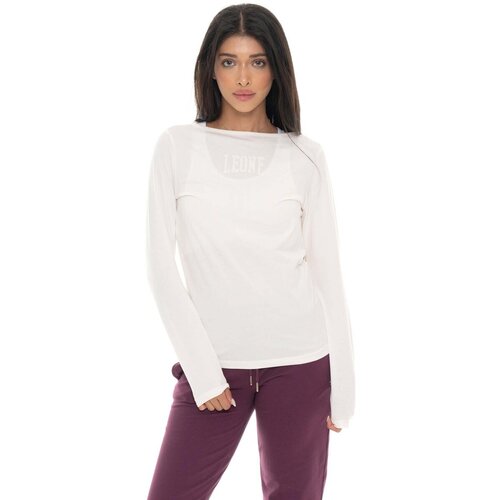 Leone 1947 Majice z dolgimi rokavi Woman T-Shirt Long Sleeves Never Without Bela Cene