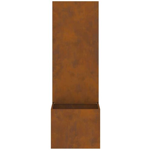 VidaXL Privatnost u vrtu Rezbarija Rđa 50 x 140 cm Otporni čelik Slike