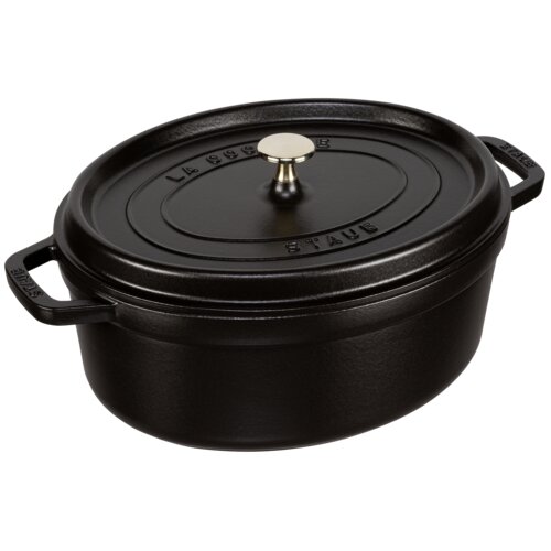 Staub Kozica Cocotte Black 5,5l / ovalna / indukcija / emajl, lito železo, (5000198701) Cene