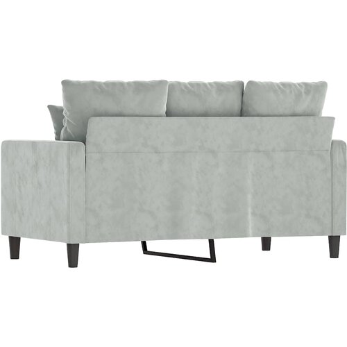  Dvosjed svjetlosivi 120 cm bar&amp;scaron;unasti Slike
