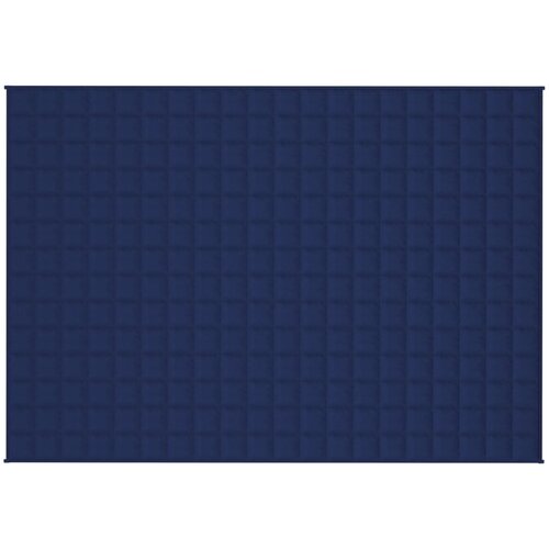 vidaXL Obtežena odeja modra 135x200 cm 10 kg blago Cene