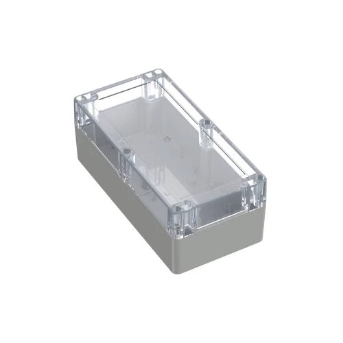 TRU COMPONENTS 6U07201008437 TC-13865148 industrijsko kućište 200 x 100 x 75 ABS, polikarbonat svijetlosiva, prozirna 1 Cene