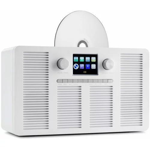 Auna Vertico, internetni radio s CD-predvajalnikom, IR/DAB+/FM, BT, 2,4", HCC, zaslon
