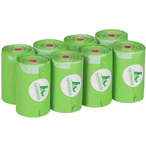 Hafenbande kompostirne vrečke za pasje iztrebke - 8 zvitkov po 15 vrečk