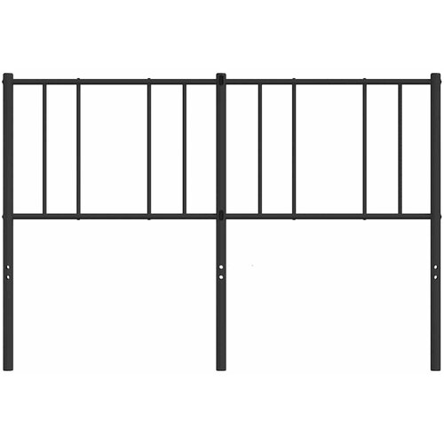  Metalno zamjensko uzglavlje crno 140 cm Slike