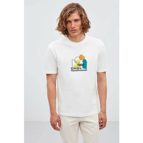 GRIMELANGE Mindful Regular Regular White 1 in 1 T-shirt Slike