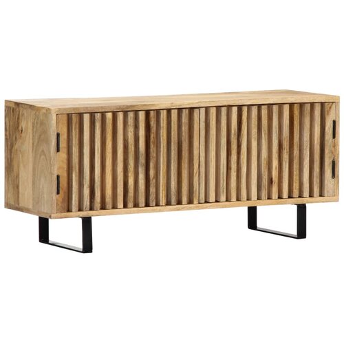VidaXL TV omarica 90x30x40 cm trden mangov les Slike