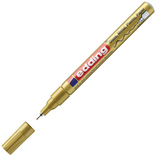 Marker PERMANENTNI SJAJNI LAKIRAJUĆI 0,8MM EDDING 780 ZLATNI Cene