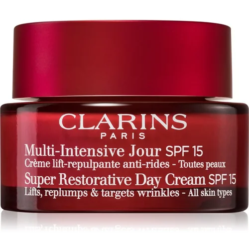 Clarins Super Restorative Day Cream SPF 15 dnevna krema za vse tipe kože SPF 15 50 ml