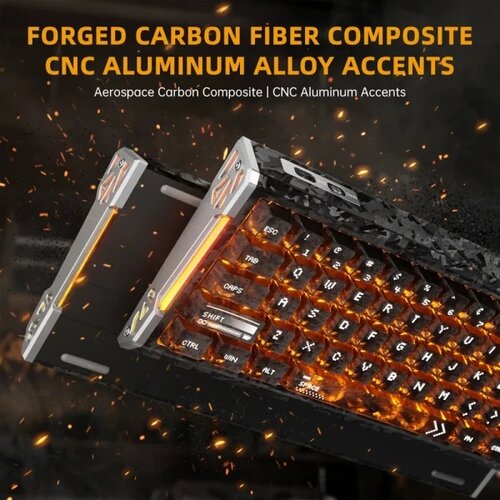 Attack Shark Bežična gaming tastatura R68HE Magnetic Switches/RT/Snap Tap/DKS/MT/TGL/Ink Shade Slike