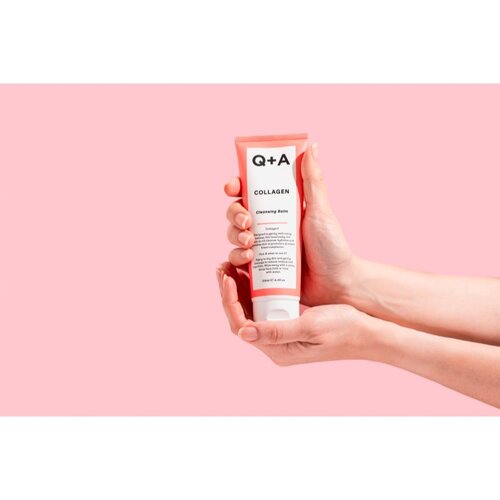 Q+A Collagen čistilni balzam za odstranjevanje ličil s hranilnim učinkom 125 ml Slike