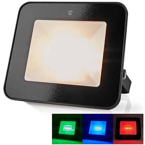 Nedis WIFILOFC20FBK-LED RGBW reflektor SmartLife LED/20W/230V Wi-Fi IP65 Cene