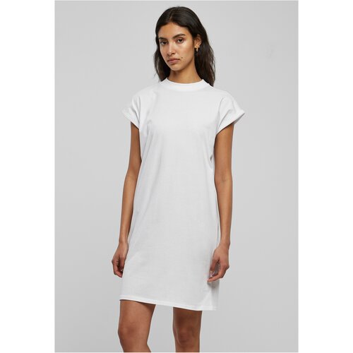 UC Curvy Women&amp;#039;s tortoise dress with extended shoulders - white Slike