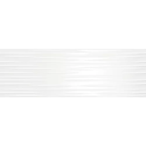 Dekor Stenska ploščica Unik (30 x 90 cm, bela, dekor Frost, rektificirana, sijaj)