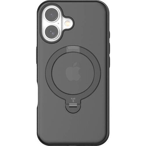 Torras Ostand Spin Case za iPhone 16 (črn) Slike