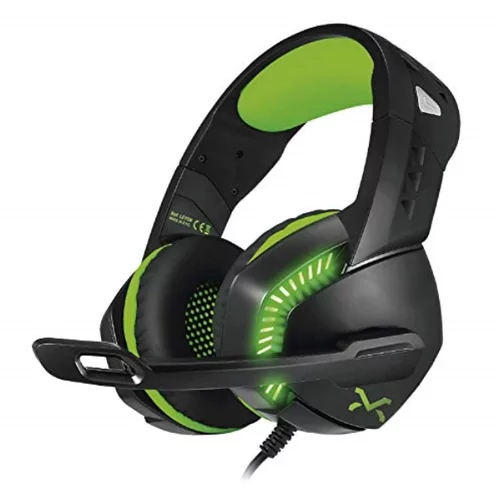 Droxio Gaming Leyon Black/Green slušalke, (21153589)