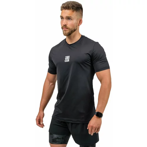 NEBBIA Short-Sleeve Sports T-Shirt Resistance Black 2XL Fitnes majica