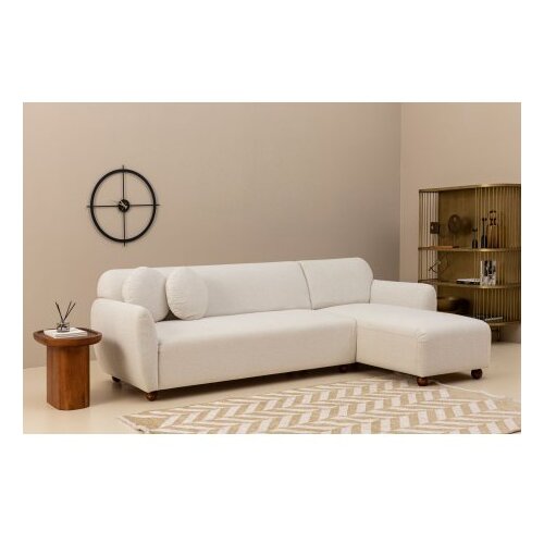 Atelier Del Sofa ugaona garnitura Eddy Corner Right (L3 CHL) White Cene