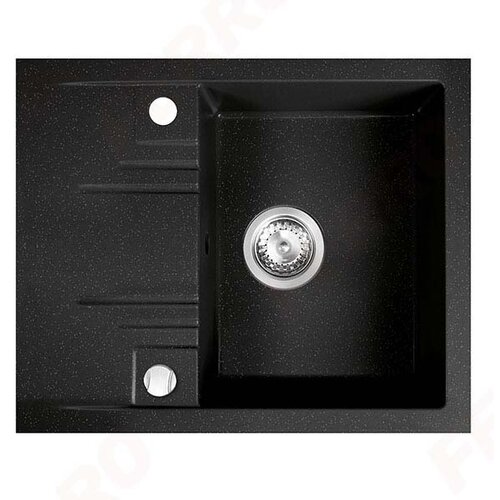  Sudoper MEZZO II 58&amp;times;48 Grafit Crni Slike