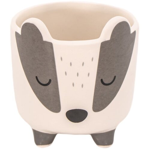 Sass &amp;amp; Belle Keramička ukrasna tegla za cvijeće &amp;oslash; 8 cm Badger Mini &amp;ndash; Slike