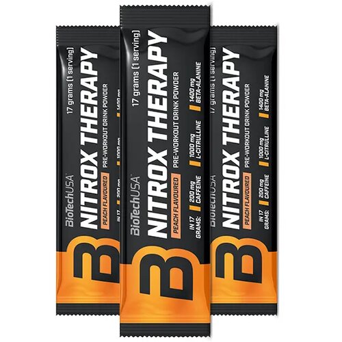 BioTech USA Pre-workout Nitrox Therapy, Brusnica,17g Slike