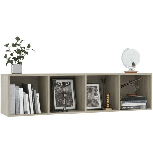  za knjige/TV boja hrasta sonome 143 x 30 x 36 cm Slike