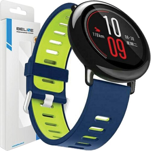 Beline pa&scaron;ček watch 22MM double color silicone niebiesko-zielony blue/green box, (21969147) Cene