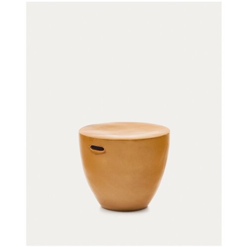 Kave Home Okrugao vrtni stolić keramički &amp;oslash; 45 cm Mesquida &amp;ndash; Slike