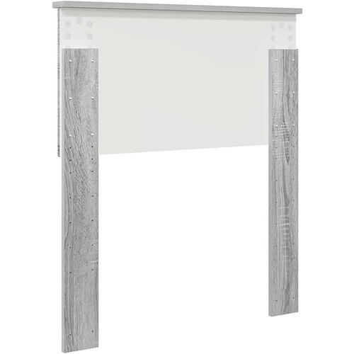  Uzglavlje s uzglavljem Siva Sonoma 75 cm Konstruirano drvo Slike